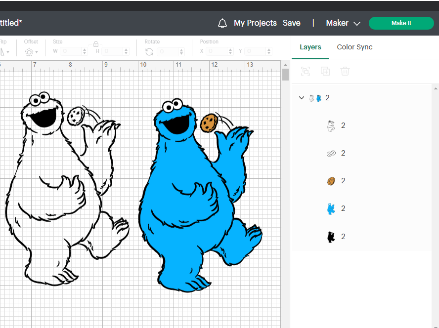 Cookie Monster SVG – All For My Girl