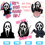 no you hang up scream svg,ghostface scream svg,ghostface svg,scream ghost face svg,scream no you hang up svg