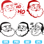 santa svg,santa face svg,cool santa svg,santa head svg,santa silhouette svg,santa tray svg