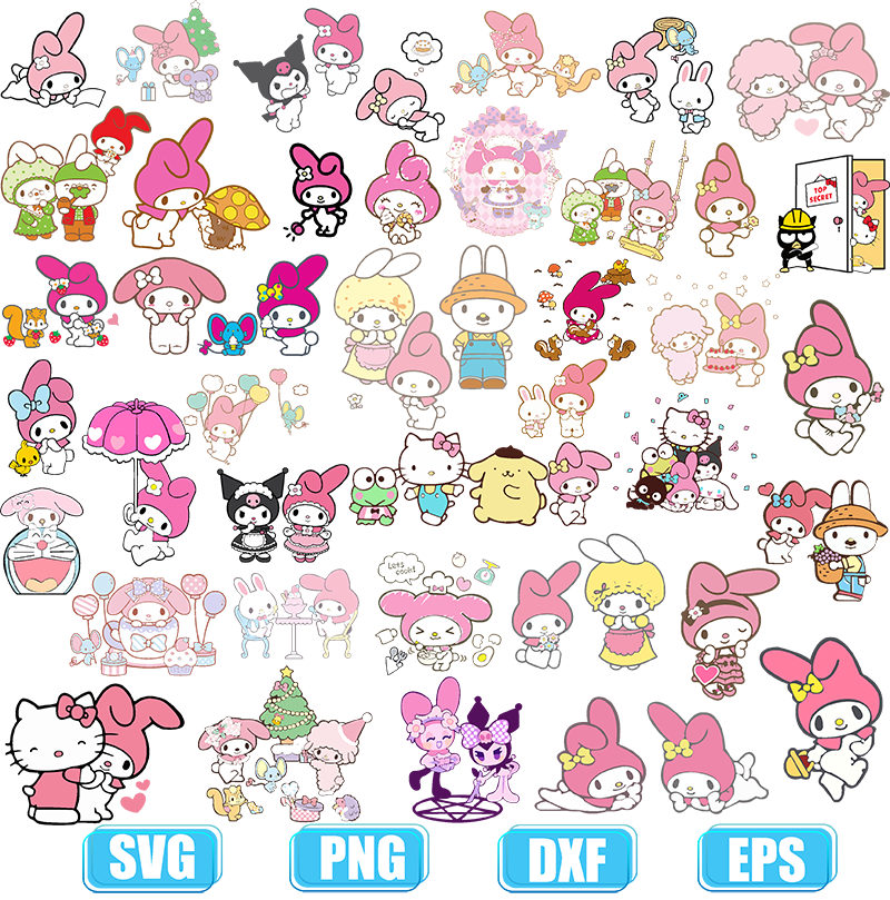 Free My Melody SVG - Vectplace