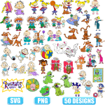 Rugrats svg,rugrats characters svg,rugrats birthday svg,rugrats cricut,rugrats png,cricut svg,svg cut files for cricut