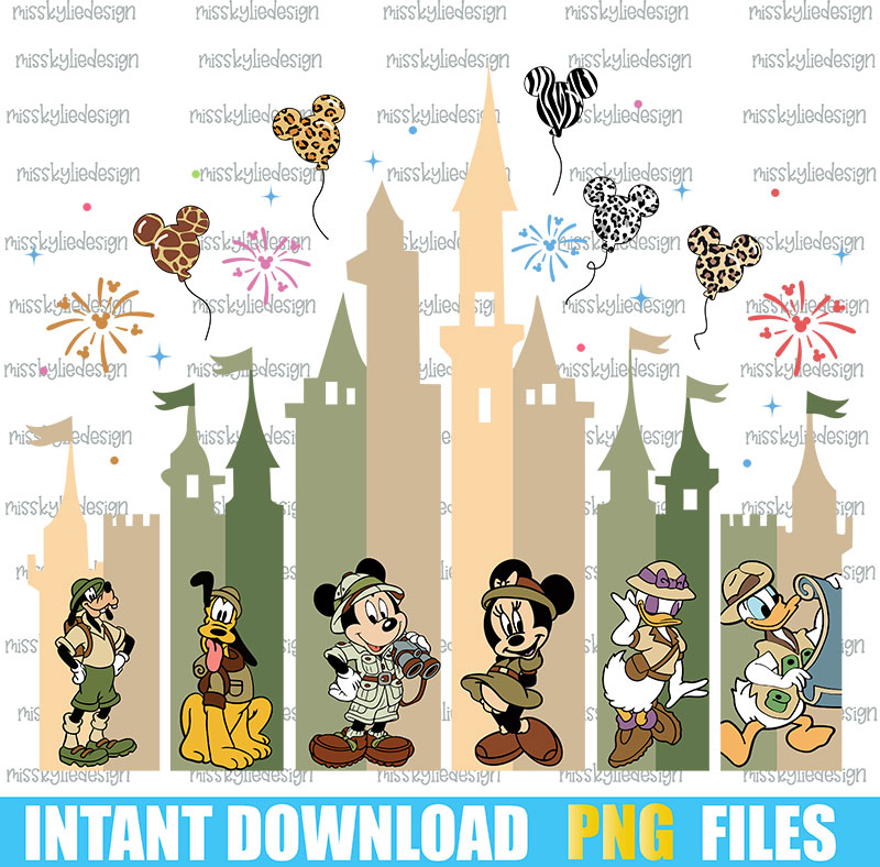 Disney Home Castle Mickey Ears Pack - Digital Download Sublimation