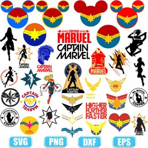 captain marvel svg,captain marvel logo svg,Svg Files For Cricut