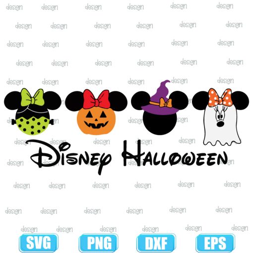 Disney Halloween Minnie Frankenstein Pumpkin Ghost