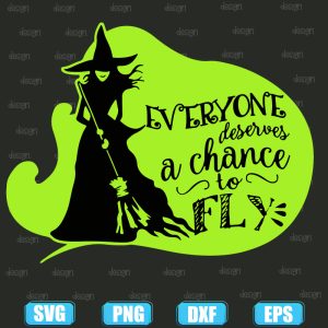 everyone deserves a change to fly witch broom,halloween svg,halloween svg images,halloween shirt svg