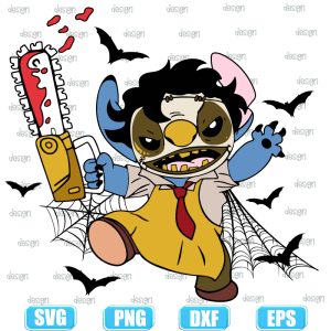 Halloween Costume Svg,halloween characters svg,Trick Or Treat Svg,Spooky Vibes Svg,Stitch Cosplay SVG
