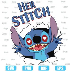 stitch svg for cricut,her stitch,digital download,movie,character,horror,mean girls