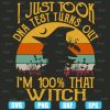 I JUST TOOK Witch