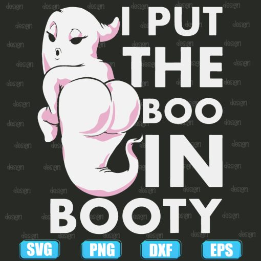 I Put The Boo In Booty Funny Halloween Sexy Ghost