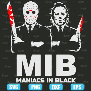 jason michael myers maniacs in black,halloween svg,halloween svg images,halloween shirt svg