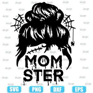 mama monster skull halloween,halloween svg,halloween svg images,halloween shirt svg
