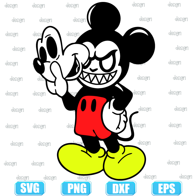 Bendy Ink Machine Svg, Funny Horror Svg, Png Dxf Eps Digital