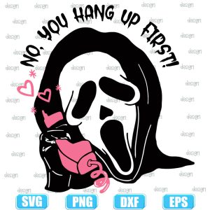 no you hang up first funny horror movie,halloween svg,halloween svg images