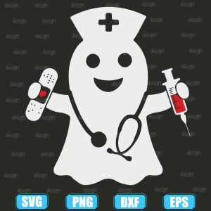 nurse ghost halloween costume stethoscope,halloween svg,halloween svg images