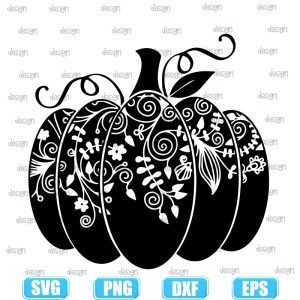 pumpkin floral mandala,halloween svg,halloween svg images,halloween shirt svg