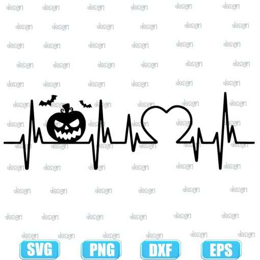 Pumpkin Heartbeat Halloween