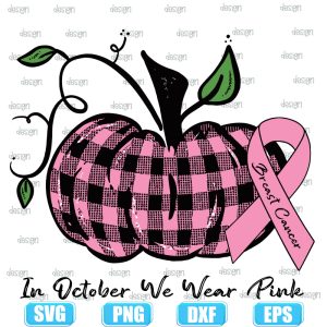 pumpkin in october we wear pink,halloween svg,halloween svg images,halloween shirt svg