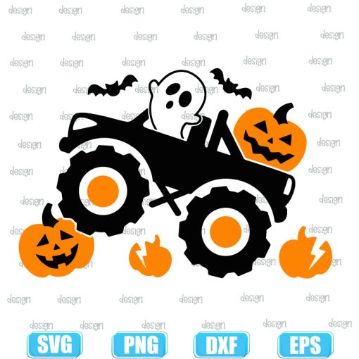 Pumpkin Monster Truck