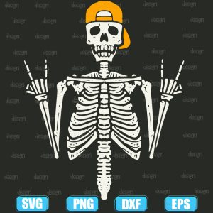 rocker skater skeleton cap cool halloween,halloween svg,halloween svg images,halloween shirt svg