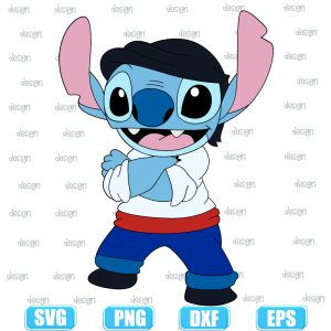 lilo cosplay,stitch cosplay,Stitch Cartoon Characters Cosplay SVG,free cricut designs