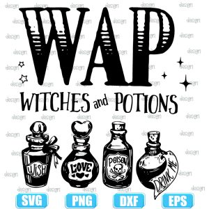 wap witches and potions bleached,halloween svg,halloween svg images,halloween shirt svg