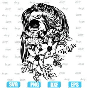 white witch zoe skull print halloween,halloween svg,halloween svg images,halloween shirt svg