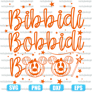 boo svg,halloween mickey head svg,bibbidi svg,bobbidi svg,mickey halloween shirt,not so scary halloween