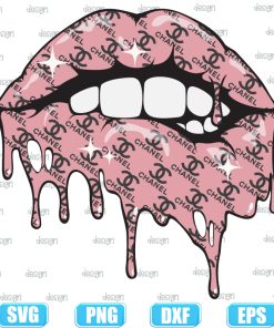 Dripping Lips With Stars Svg Instant Download Instant Svg Lips -  UK