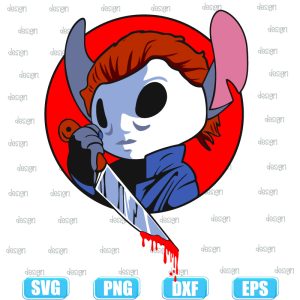 pennywise stitch,Halloween Costume Svg,halloween characters svg,Trick Or Treat Svg,cricut file