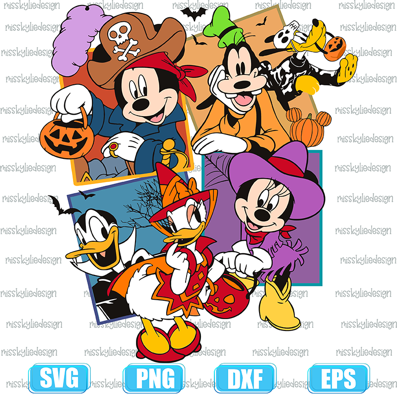 Scary Mickey Mouse PNG Halloween Party PNG Download