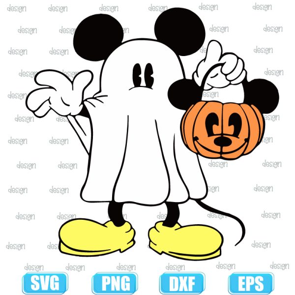 Mickey Ghost SVG: A Hauntingly Adorable Design for Halloween and Beyond