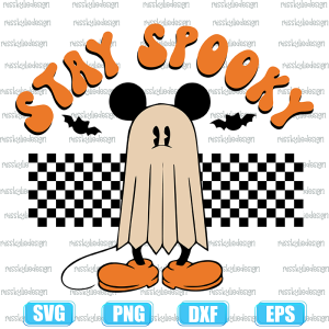 mickey mouse ghost svg,stay spooky svg