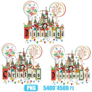 Mickey And Friends Christmas disneyland png