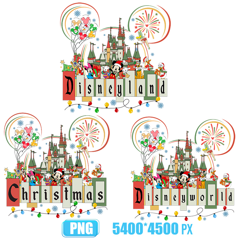 disney world christmas clipart