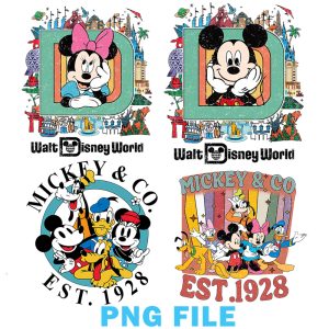 mickey and co est 1928 png