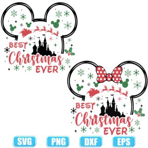 best christmas ever mouse svg