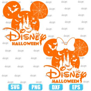 disney halloween mickey svg