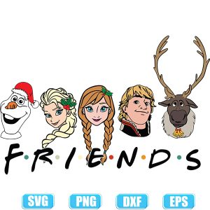 magical kingdom frozen friends svg