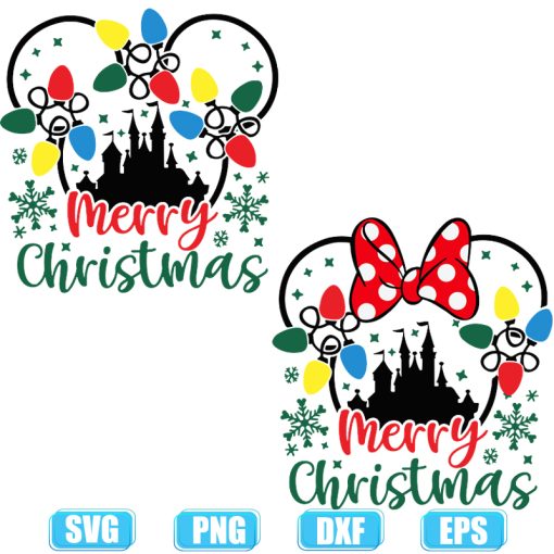 merry christmas castle